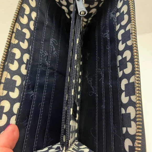 Vera Bradley Faux Leather Zip-Around Wallet - Picture 4 of 5